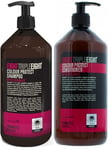 X2 EightTripleEight Hair Colour Protect with Kerarice Shampoo & Conditioner 1L