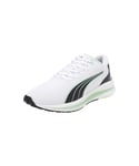 PUMA Women's Sport Shoes ELECTRIFY NITRO 2 RUN 75 WNS Road Running Shoes, PUMA WHITE-PUMA BLACK-LIGHT MINT, 40