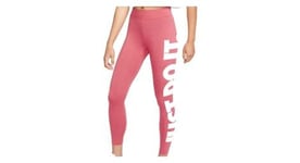 Legging taille haute nike sportswear essential rose femme