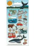 THE SNAIL AND THE WHALE Fun Foiled Sticker sheet Official Product 20 Stickers