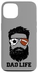 iPhone 13 Soccer Football Dad Messy Hair Beard Soccer Football Dad Case