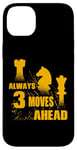 iPhone 14 Plus Always 3 Moves Ahead Chess Player King Queen Case