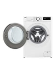 Lg Turbowash Fwy606Wwln1 10Kg Wash, 6Kg Dry, 1400 Spin Washer Dryer - White