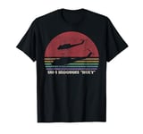 UH-1 Huey Vietnam War Helicopter Vintage Sunset T-Shirt