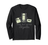 Gone But Never Forgotten Funny Old Movie VHS Disk Tape TV Long Sleeve T-Shirt