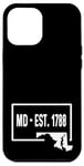 Coque pour iPhone 12 Pro Max Maryland MD - Voyage de vacances dans la ville natale