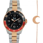 Ice-Watch Ladies Ice Steel Watch and Bracelet Gift Set 020911