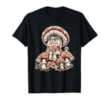 Daruma Doll Japan Cottagecore Aesthetic Mushroom Hat T-Shirt