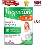 Vitabiotics Pregnacare Original through out for a Pregnancy Vitamins 30 TABS-UK