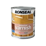 Ronseal 36826 Interior Varnish Quick Dry Satin Dark Oak 250ml