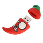 New 4GB USB Flash Drive Cartoon Chili Shape Memory Thumb Stick For Window2003/XP