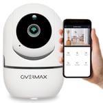 OVERMAX Camspot 3.6 - Babyphone video 360° - Caméra de surveillance - WiFi - Full HD - Vision nocturne - Audio Bidirectionnel