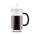 BODUM JAVA Cafetière à piston, monture et couvercle en plastique, 8 tasses, 1.0 l, en SAN