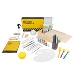 DIBYS Pottery Kit for Kids & Adults | Sculpture Set with Modelling Tools, Air-Drying Clay in White, Paint & Brush | Craft Set for Pottery & Modelling at Home | Creative Kit | Unique Gift Ideas