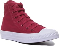 Converse 163302C A-Ct As Hi Lace Up Seasonal In Maroon Size UK 3 - 8