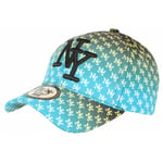 Casquette NY Bleue et Jaune Streetwear Print New York Baseball Avenue-Taille un