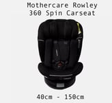 Mothercare Rowley 360 Spin i-Size Combination Car Seat - (40cm-150cm) Brand New