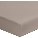 Terre De Nuit - Drap housse percale lin bonnet 30 cm 110x190 cm