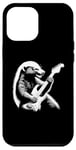 Coque pour iPhone 12 Pro Max Honey Badger Jouant Guitare Électrique Rock Star Guitariste