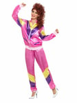 80's Height Of Fashion Shell Suit Ladies Smiffy's Fancy Dress Costume