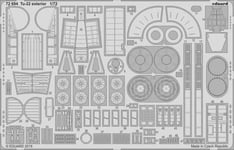 Eduard 72694 Etched Aircraft Detailling Set 1:72 Tupolev Tu-22 exterior