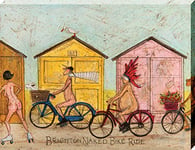 Art Group AFWDC92681 The Sam Toft Brighton Naked Bike Ride Canvas Print, Cotton, Multi-Colour, 1.8 x 30 x 40 cm