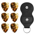 Scorpion Mortal Kombat Lot de 6 médiators pour guitare électrique, acoustique ou basse 0,46 0,71 0,96 mm