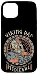 iPhone 15 Plus Funny Viking Dad Medieval Lawn Mower Lawnmower Father Figure Case