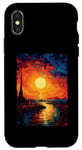 Coque pour iPhone X/XS Couchers de soleil artistiques de Van Gogh Nuit étoilée