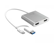 j5create USB-C til Dual HDMI Multi-Monitor Adapter