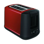 MOULINEX - Grille pain toaster 2 fentes 7 positions Subito rouge