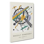 Big Box Art Small Worlds Iv Wassily Kandinsky Canvas Wall Art Framed Picture Print, 30 x 20 Inch (76 x 50 cm), Exhibition