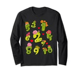 Maths Day Costume Idea For Kids Maths Outfit With Numbers On Long Sleeve T-Shirt