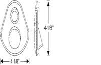 Steele Rubber Products 50-0415-36 Floorplate, steering column BL