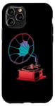 Coque pour iPhone 11 Pro Tourne-disque Phonographe Gramophone Vintage