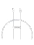 Baseus USB-C to USB-C fast charging cable Superior 2 100W 1m (white)