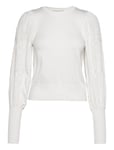 Onlmelita L/S O-Neck Pullover Knt Noos White ONLY