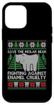 Coque pour iPhone 12 mini Pull de Noël moche avec ours en molaire « Save The Molar Bear »