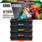 4x Toner Compatible for HP 410A Color LaserJet Pro M452dn MFP M377dw MFP M477fdn