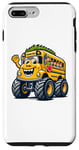 Coque pour iPhone 7 Plus/8 Plus Funny Monster Truck School Bus Back To School Kids Boys