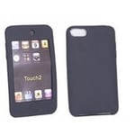 Logotrans Étui de Protection en Silicone pour Apple iPod Touch 2 Noir