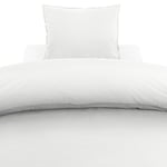 Percale Vit Påslakan Enkeltäcke 150x210 Borganäs of Sweden