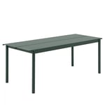  Muuto - Linear hagebord 200 cm, Dark Green