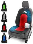 Walser CarComfort Housse de siège de Voiture S-Race, Mention Très Bien* Universel Housse de siège et Coussin de Protection pour Voiture Rouge/Noir