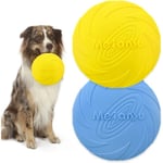 2 st frisbee leksak för hundar, hund frisbee, hund freesbee, gummi