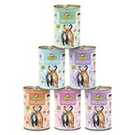 GranataPet Delicatessen Multipack 1 - Lot de 6 boîtes de Nourriture Humide pour Chat - Aliment Complet sans céréales - Haute teneur en Viande et huiles de qualité supérieure - 6 x 400 g