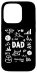 iPhone 14 Pro Dad 6 Times Dad of 6 Math Father to the 6th Power Case