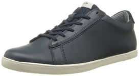 Clarks Tamus Slim, Baskets mode homme - Bleu (Navy Leather), 46 EU (11 UK)