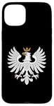 Coque pour iPhone 15 Plus Aigle blanc minimaliste symbole polonais de fierté et de patrimoine