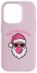 iPhone 14 Pro Christmas Santa Pink Rizz The Season Pink Gum Case